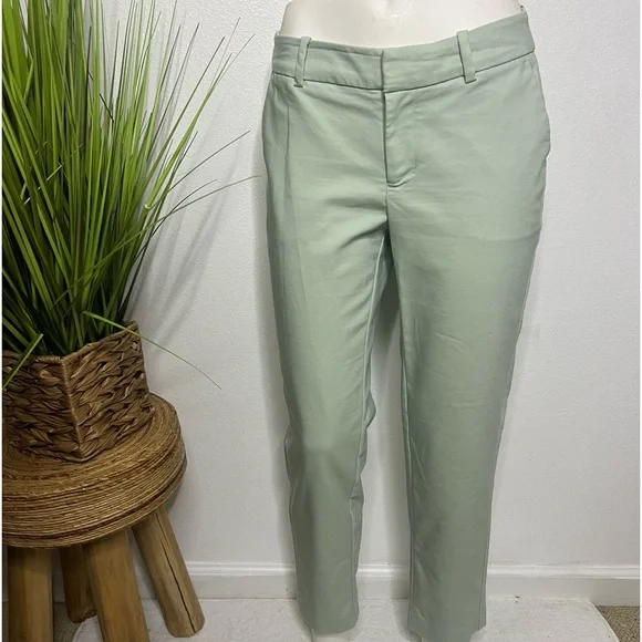 A New Day Sea-foam Green Stretch Ankle Crop Pants 2 - Picture 1 of 16